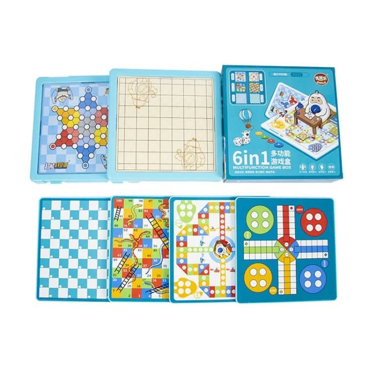 Multifunctional 6 In 1 Flying Chess Backgammon Jump Checkers Leisure Science And Education Chess Toys Reluova