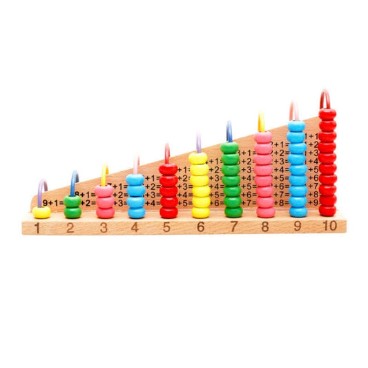 Wooden Children Bead Calculation Frame Multi-Function Early Education Teaching Aids Mathematical Addition And Subtraction Learning Toys Reluova