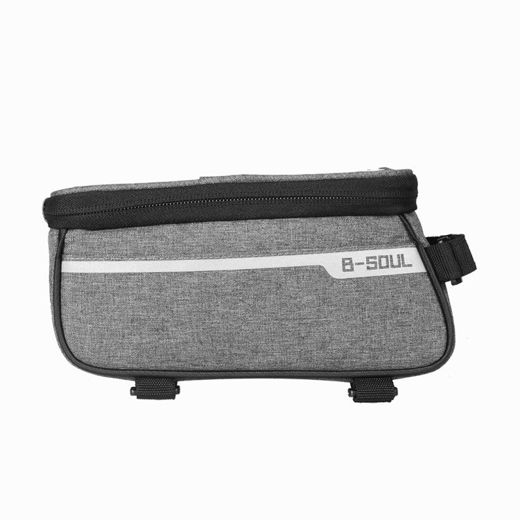 B-Soul YA249 Mountain Bike Front Beam Bag Bicycle Bag Riding Equipment Saddle Bag Upper Pipe Package