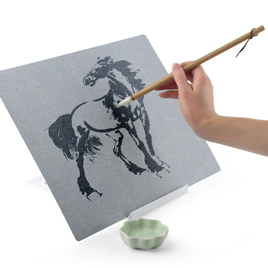 Writing Brush Water Calligraphy Practice Set Water Writing Board Reusable Water Writing Cloth My Store