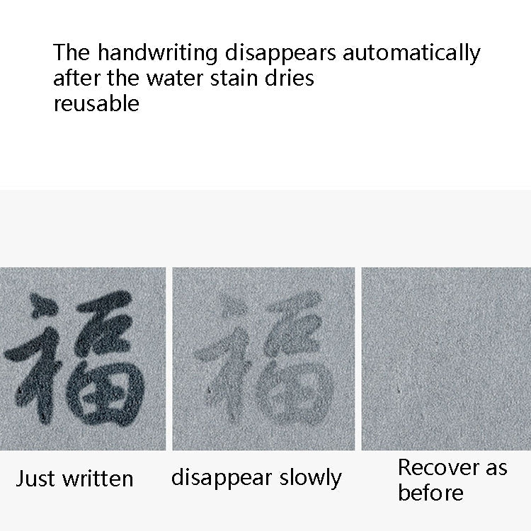 Writing Brush Water Calligraphy Practice Set Water Writing Board Reusable Water Writing Cloth My Store