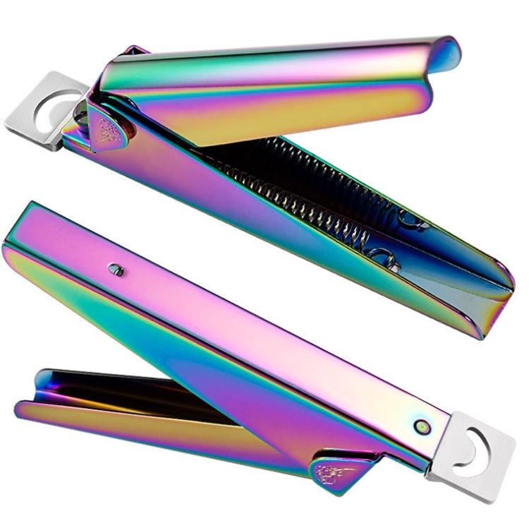 Nail Word Cut French U-Shaped Cut Fake Nail Cut Stainless Steel Nail Knife, Color Classification: Silver Reluova