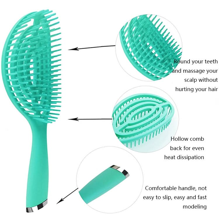 3 in 1 Plastic Curly Hair Salon Comb Set Hollow Massage Mosquito Comb-Reluova