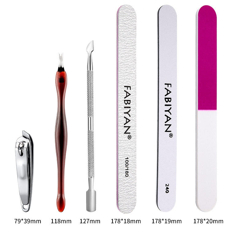 FABIYAN Nail Art Tool Set Manicure Disarm Tool Set Reluova