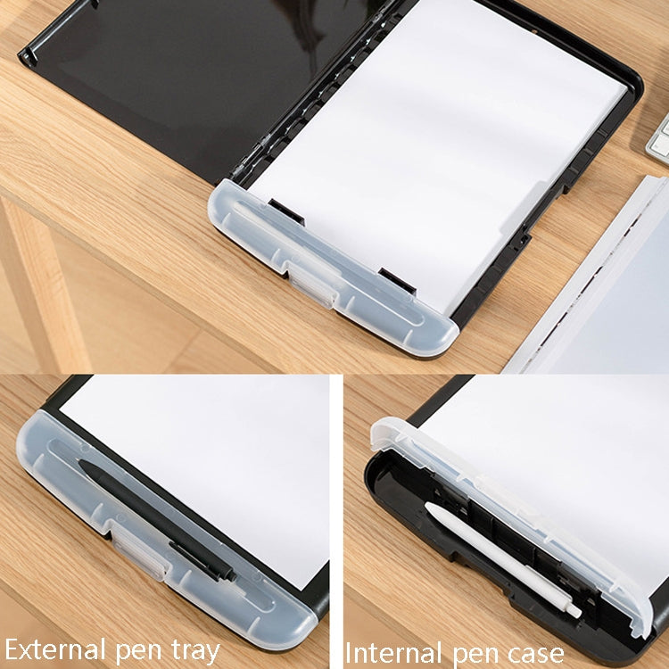 A4 Desktop Plastic Folder Data File Storage Box With Copy Panel Clip Function My Store