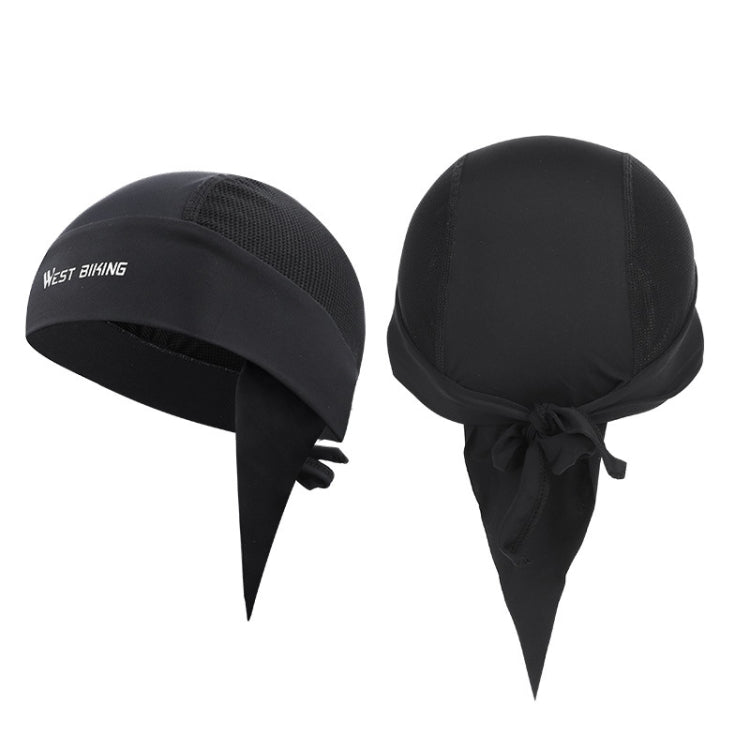 West Biking Summer Ice Silk Pirate Cap Riding Cap Men And Women  Outdoor Windproof Sunscreen Headgear