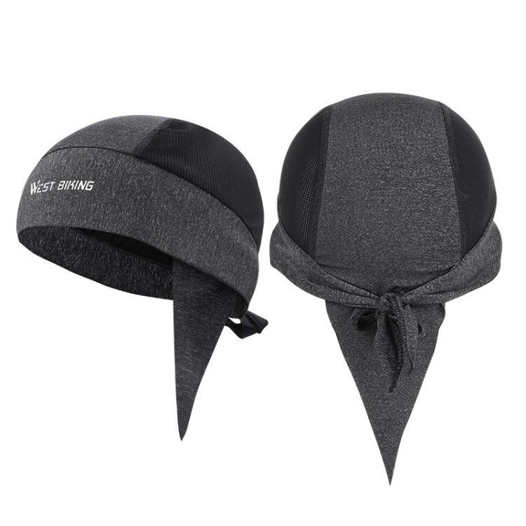 West Biking Summer Ice Silk Pirate Cap Riding Cap Men And Women  Outdoor Windproof Sunscreen Headgear