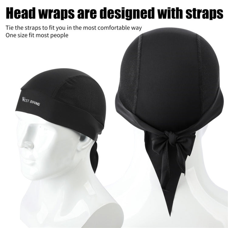 West Biking Summer Ice Silk Pirate Cap Riding Cap Men And Women  Outdoor Windproof Sunscreen Headgear Reluova