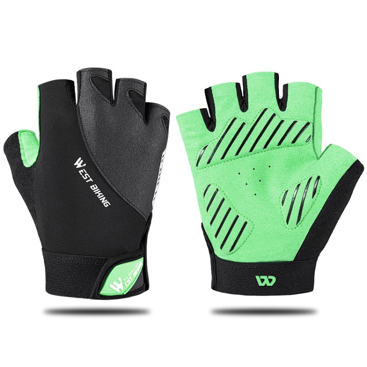 WEST BIKING YP0211210 Mountain Cycling Gloves Half Finger Breathable Anti-Slip Gloves Riding Equipment