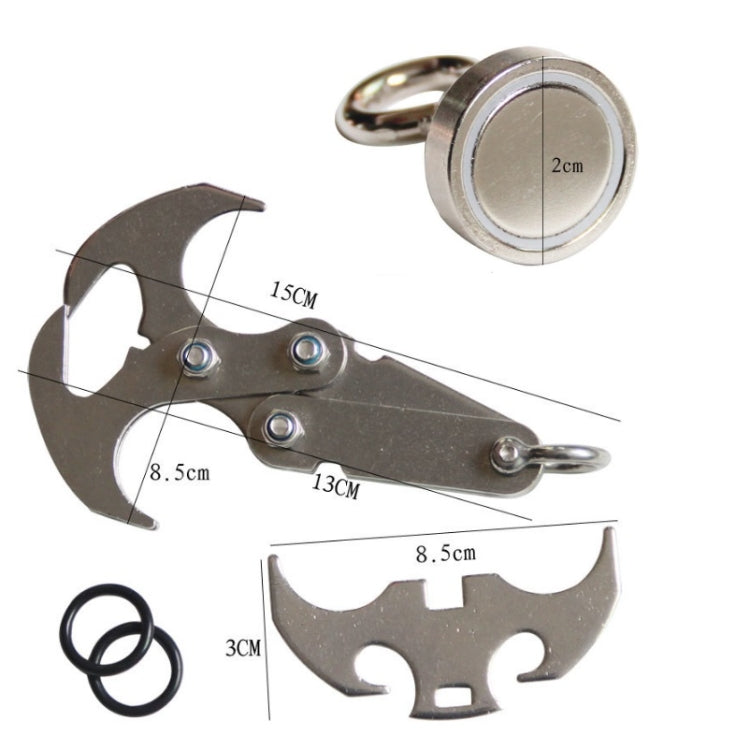 T-type Outdoor Rock Climbing Multi-function Stainless Steel Gravity Grapple Reluova