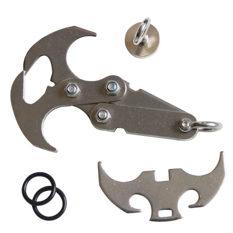 T-type Outdoor Rock Climbing Multi-function Stainless Steel Gravity Grapple Reluova