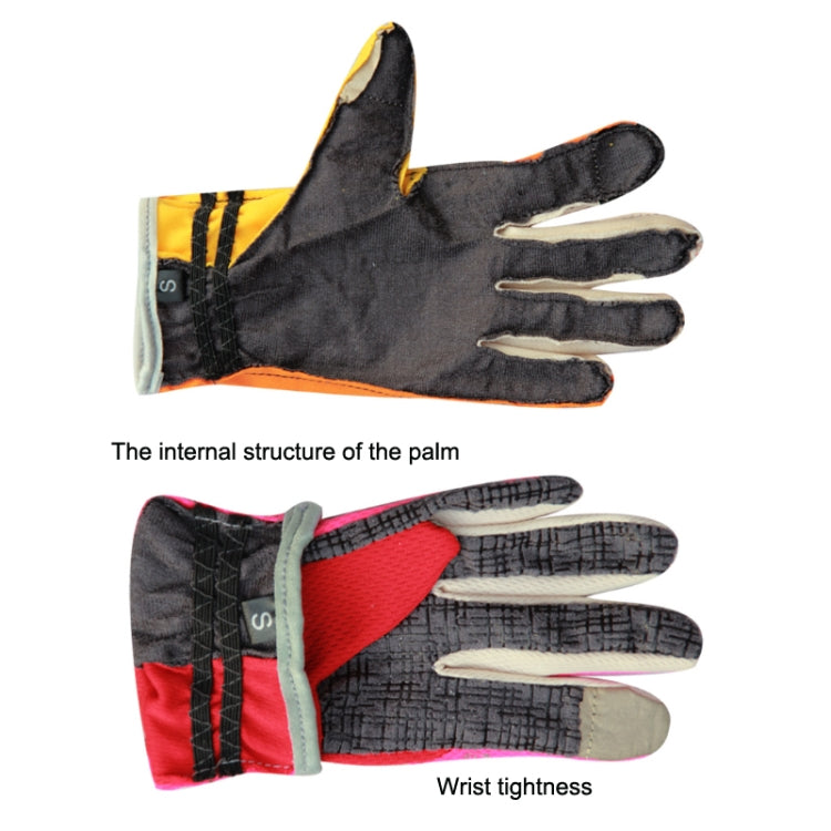 JUNGLE LEOPARD Outdoor Sports Mountaineering Full Finger Gloves Mesh Touch Screen Anti-Skid Gloves Reluova