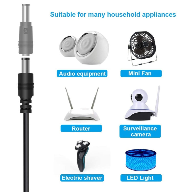 DC Power Cord USB Multi-Function Interchange Plug USB Charging Cable My Store