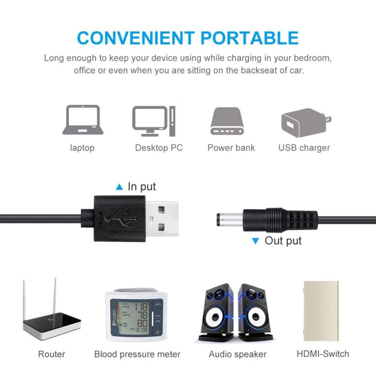 DC Power Cord USB Multi-Function Interchange Plug USB Charging Cable My Store