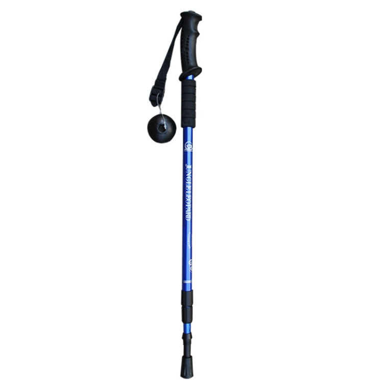 JUNGLELEOPARD 3-Section Straight Handle Aluminum Trekking Pole Multifunctional Walking Hand Crutches Reluova