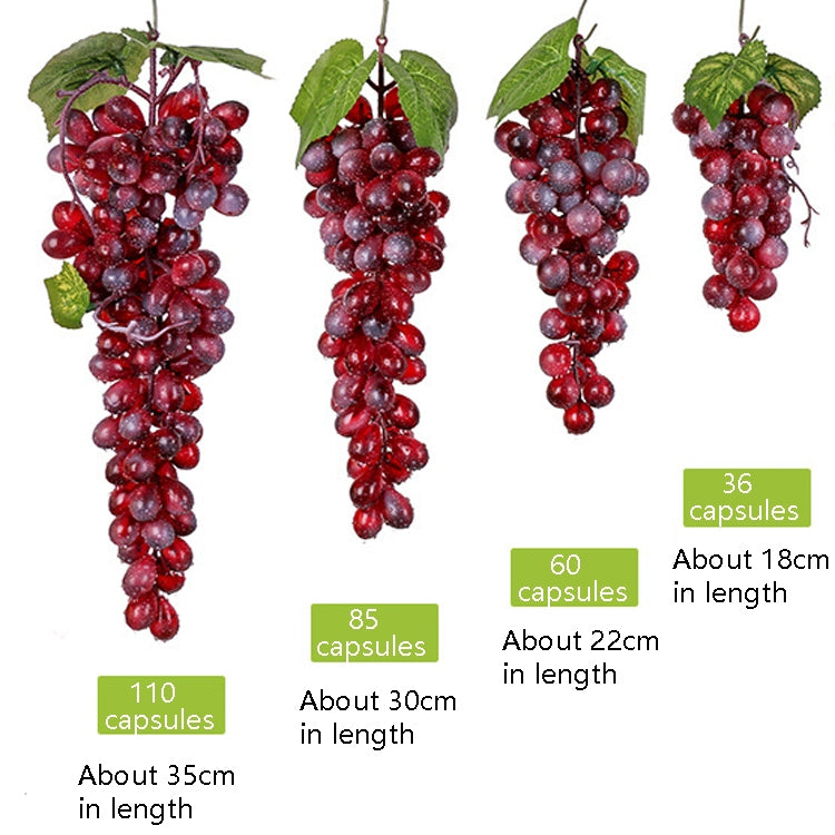 Simulation Fruit Simulation Grapes PVC with Cream Grape Shoot Props