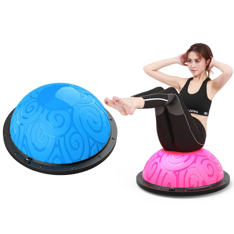 46cm Wave Speed Ball Yoga Semi-Circular Balance Ball Fitness Pilates Ball Reluova