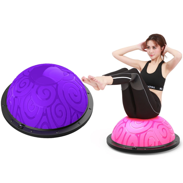 46cm Wave Speed Ball Yoga Semi-Circular Balance Ball Fitness Pilates Ball Reluova