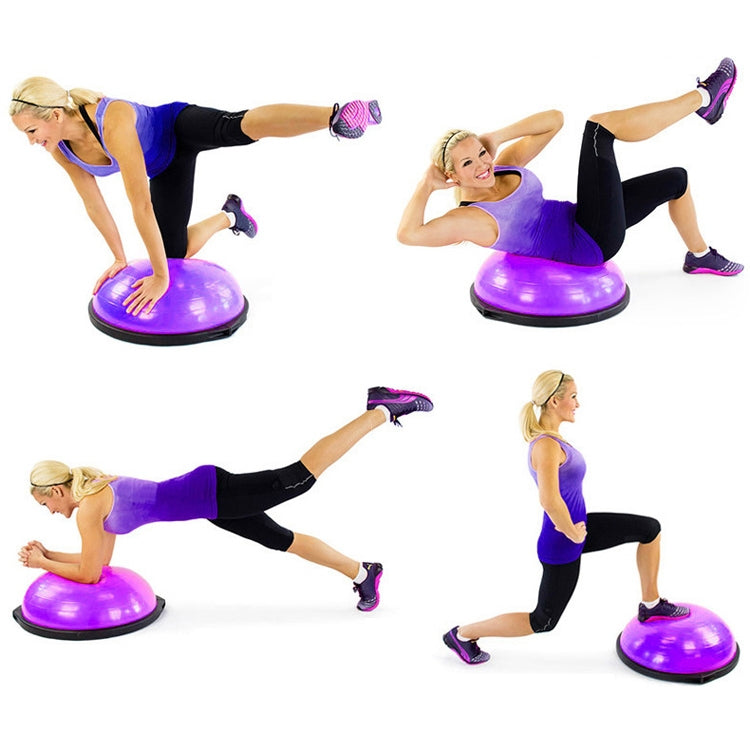 46cm Wave Speed Ball Yoga Semi-Circular Balance Ball Fitness Pilates Ball Reluova