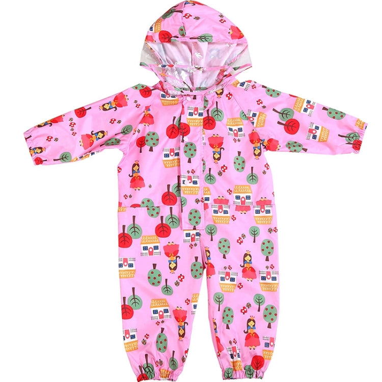 Siamese Children Raincoat  Print Thin Section Hooded  Raincoat