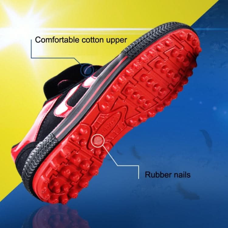 Children Soccer Shoes Antiskid Wear-Resistant Nylon Fastener Football Training Shoes, Series 1 Reluova