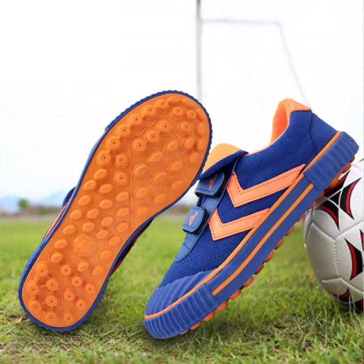 Children Soccer Shoes Antiskid Wear-Resistant Nylon Fastener Football Training Shoes, Series 1 Reluova