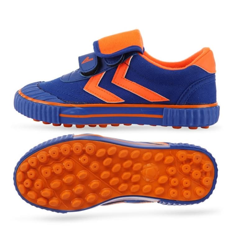 Children Soccer Shoes Antiskid Wear-Resistant Nylon Fastener Football Training Shoes, Series 1 Reluova