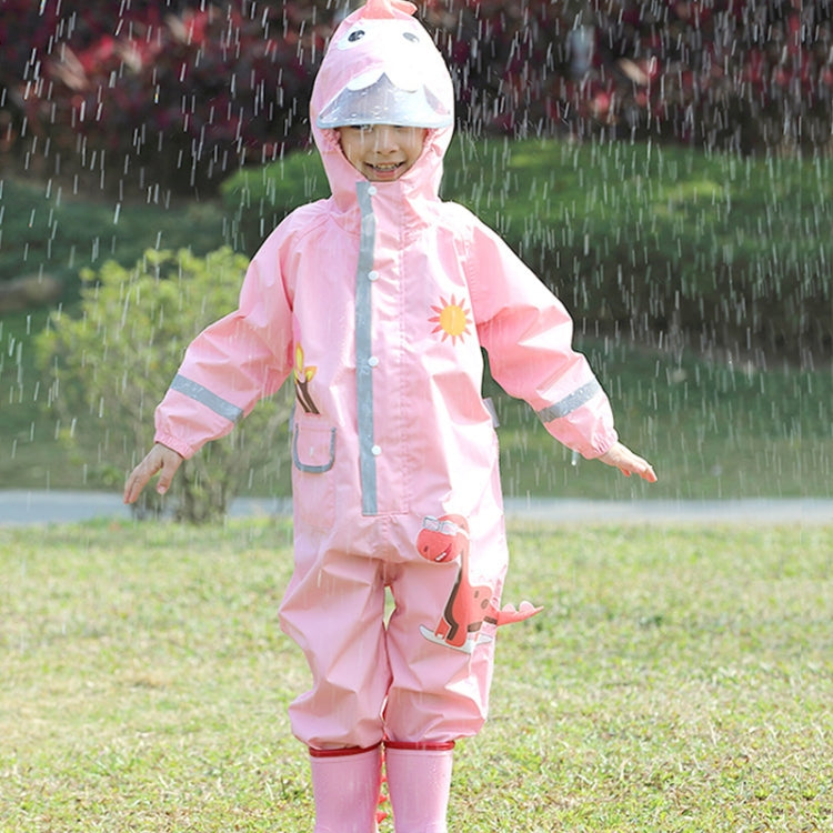 Dinosaur Continuous Children Raincoat Boy Girl Baby Reflective Ventilator Raincoat