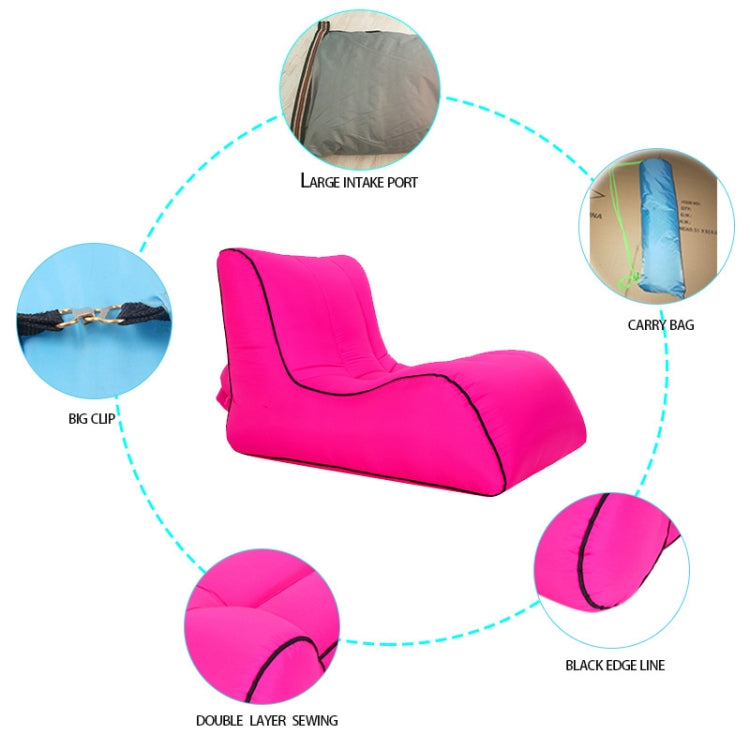 BB1803 Foldable Portable Inflatable Sofa Single Outdoor Inflatable Seat Reluova