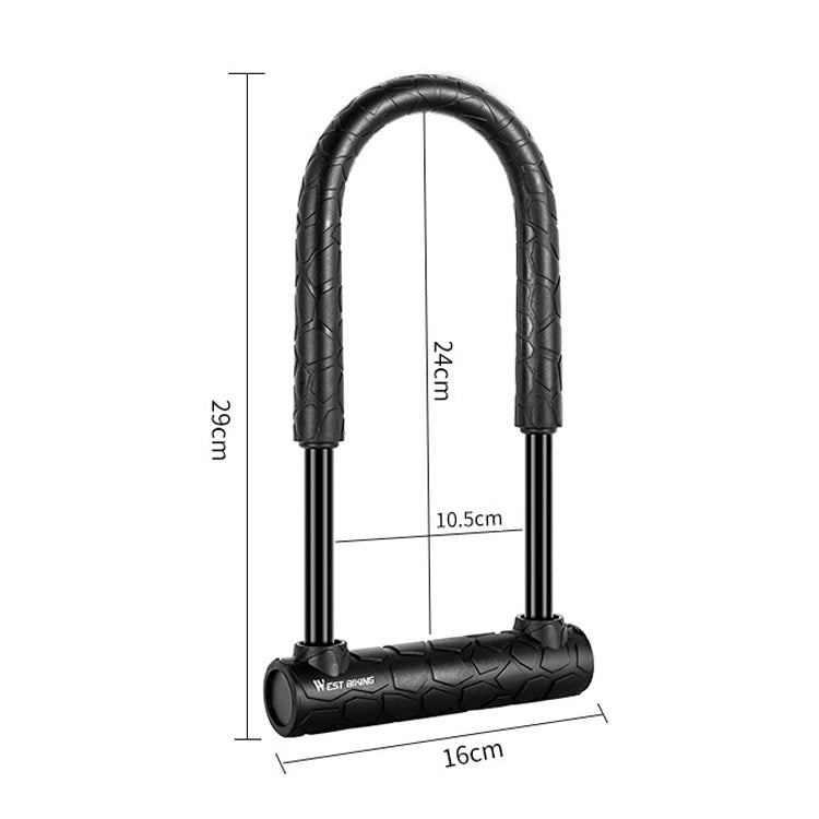 WEST BIKING Bicycle Lock Motorcycle Electric Car Anti-Theft Lock Reluova