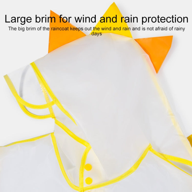 Carton Children Raincoat With Schoolbag Seat Poncho My Store