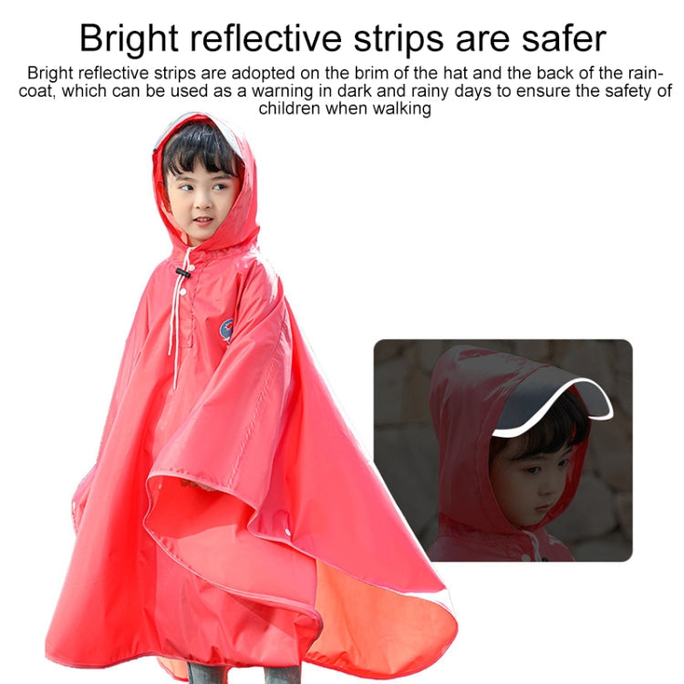 Cycling Children Raincoat Students Thickened Waterproof Cape Poncho