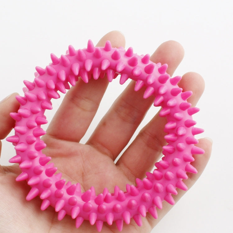 10 PCS Spiked Sensory Decompression Ring Toy Decompression Chain, Random Colour Delivery - Reluova 