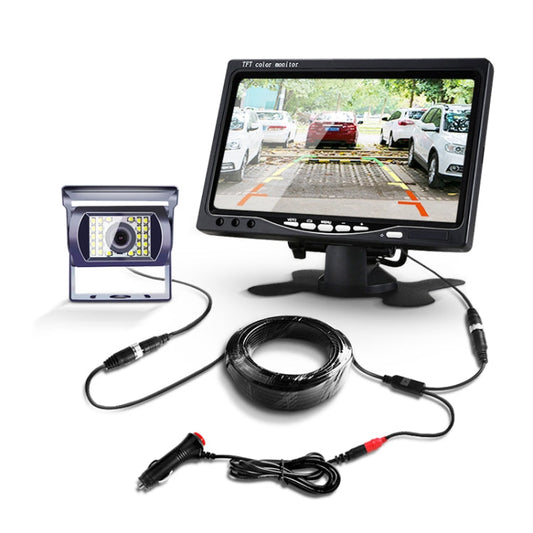 YB-CC-1 12/24V Car 7 Inch Display HD Night Vision Camera Monitoring System Truck Reverse Image