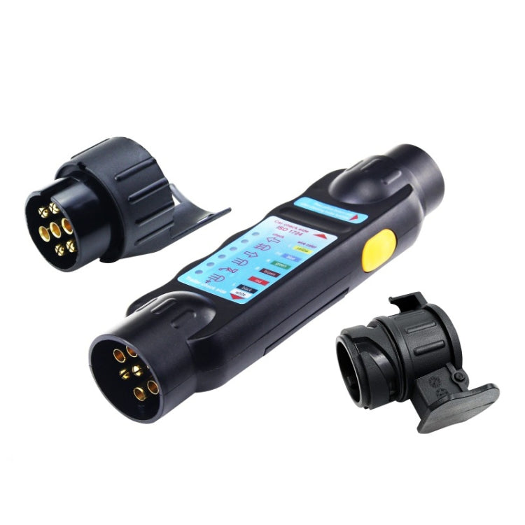 TS170E-Z 12V Car Resistance Trailer Plug Socket Trailer Tester Connector Recorder With 2 Conversion Heads EU Plug ÎҵÄÉ̵ê