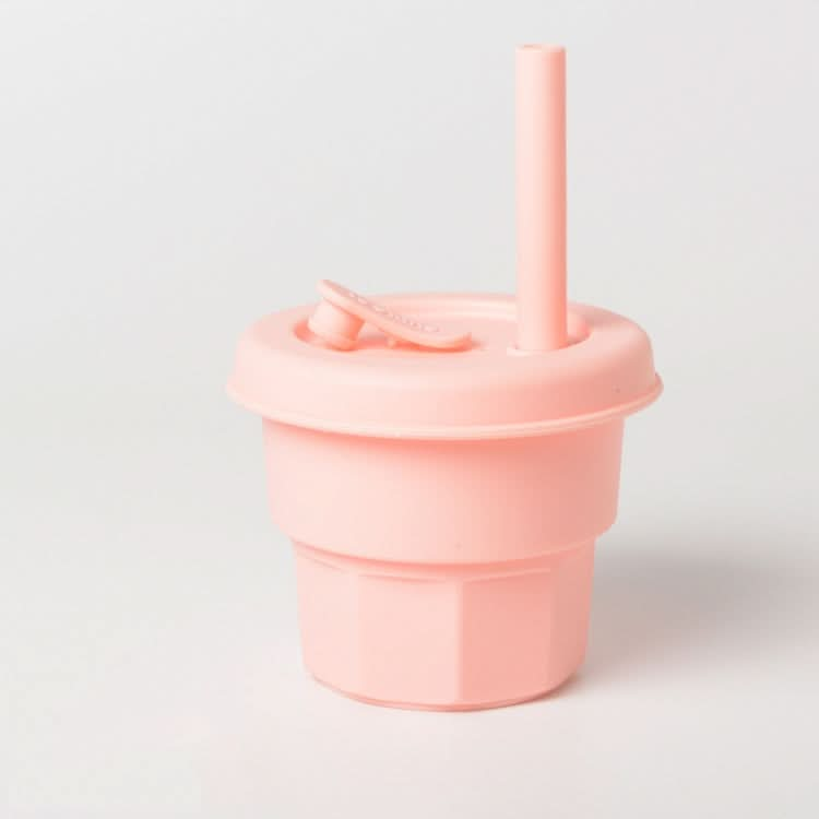 Children Silicone Straw Cups Drop And High Temperature Resistant Water Cups Reluova