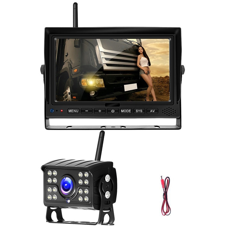 7 Inch Digital Wireless Reversing Image 1080P Video System Truck Monitoring Driving Recorder