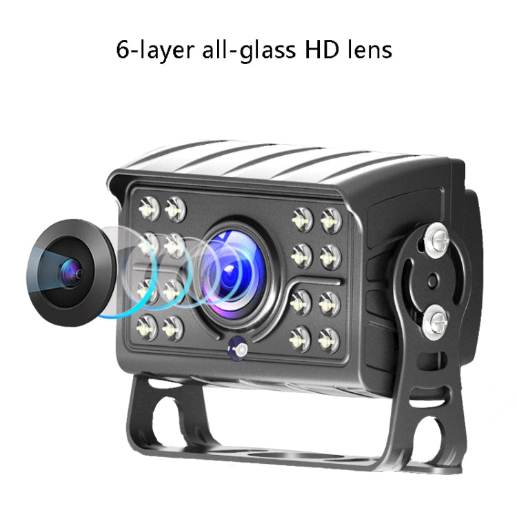 Big Truck 7 Inch Display Night Vision Camera Reversing Monitoring System Car HD Inverted Video, Resolution: