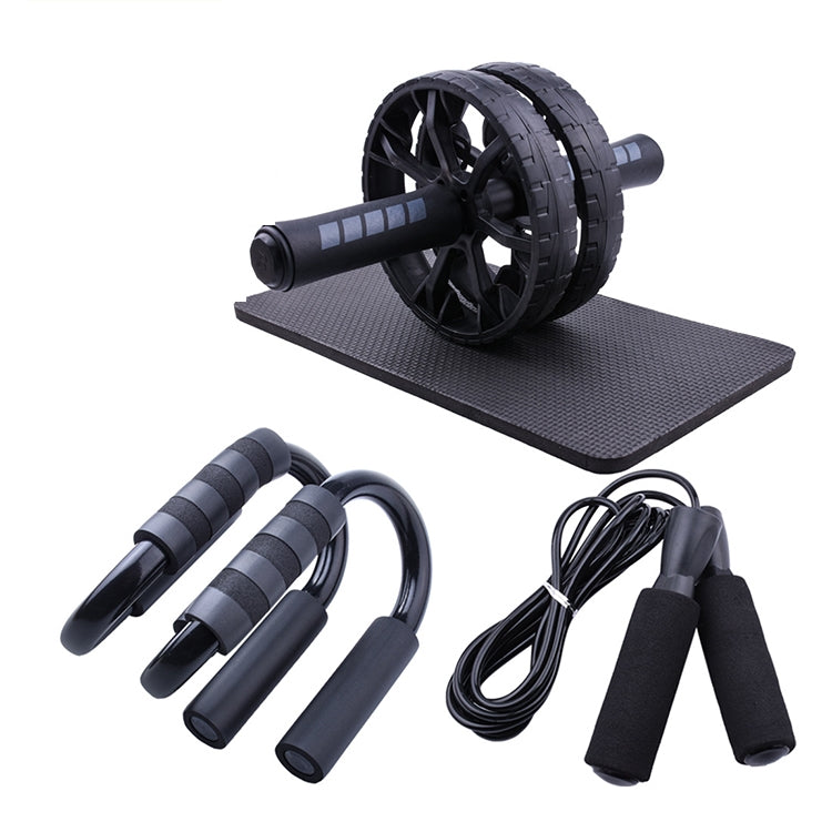 4 In 1 Multifunctional Abdominal Roller Push-Up Bracket Household Abdominal Set