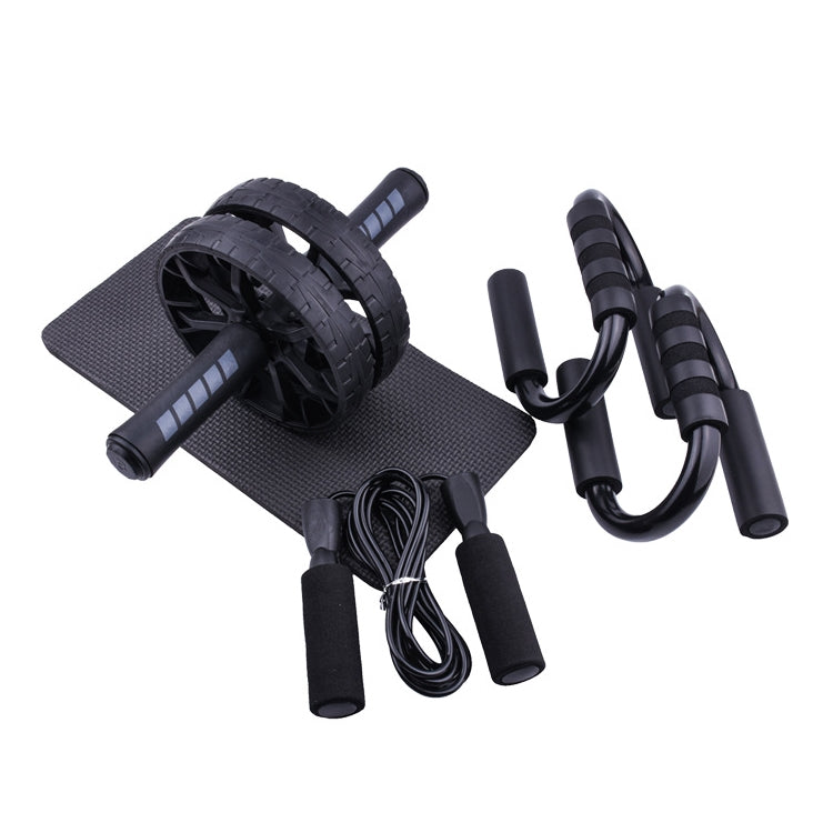 4 In 1 Multifunctional Abdominal Roller Push-Up Bracket Household Abdominal Set-Reluova