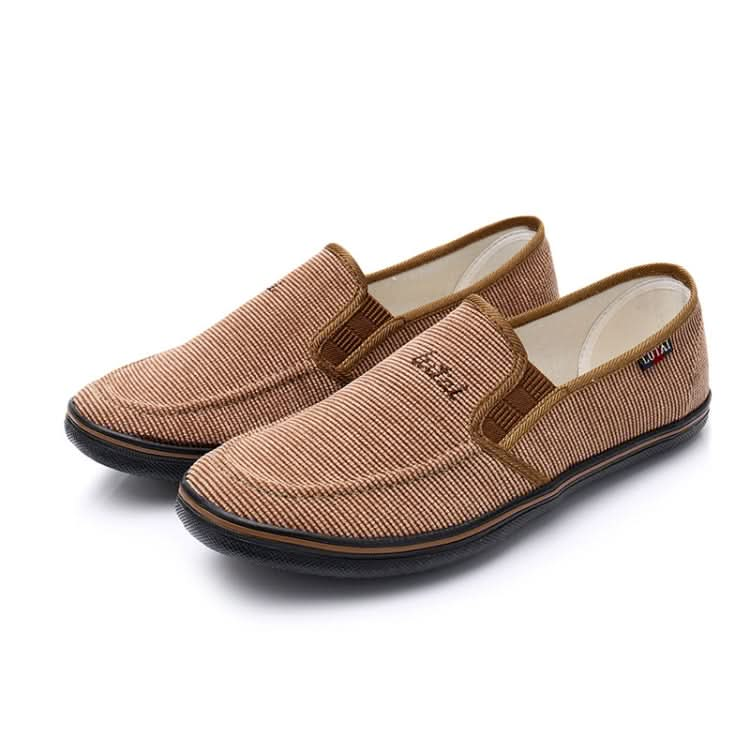 LuTai Men Loafers Rubber Sole Shoes Breathable Wear-Resistant Casual Shoes, Series 2 Reluova