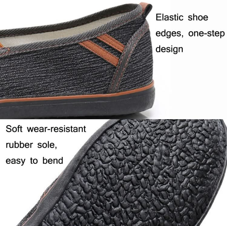 LuTai Men Loafers Rubber Sole Shoes Breathable Wear-Resistant Casual Shoes, Series 1 Reluova