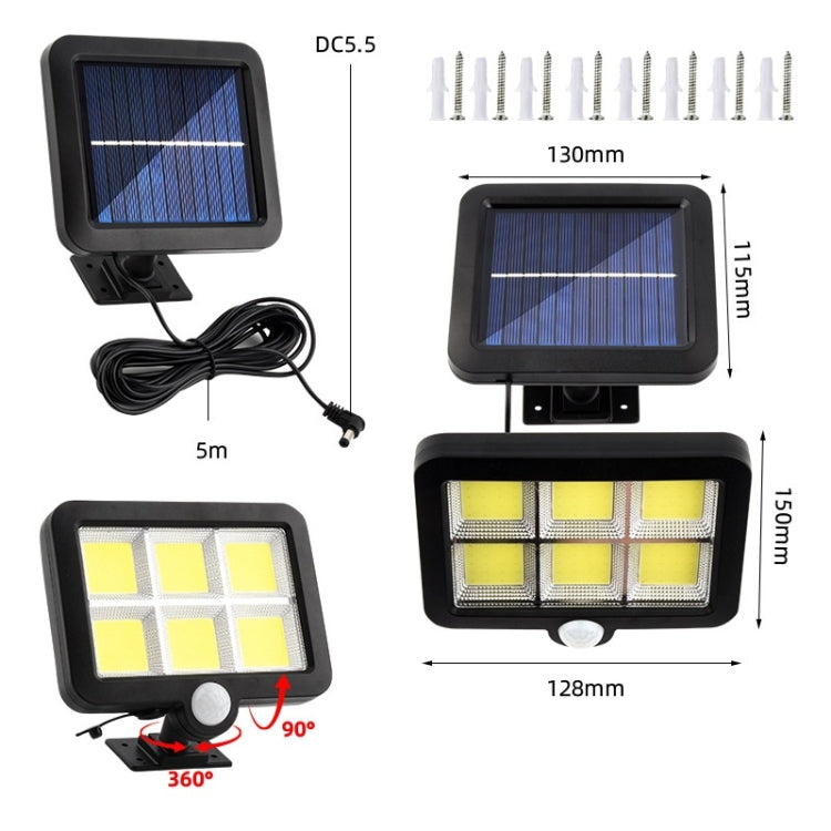 Solar Separated Wall Lamp Outdoor Courtyard Waterproof Human Body Induction Light