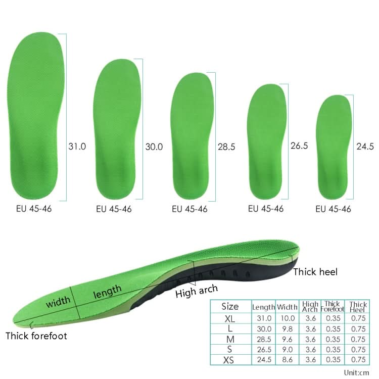 JH-209 Thicken Shock-absorbing Breathable and Comfortable Insole Reluova