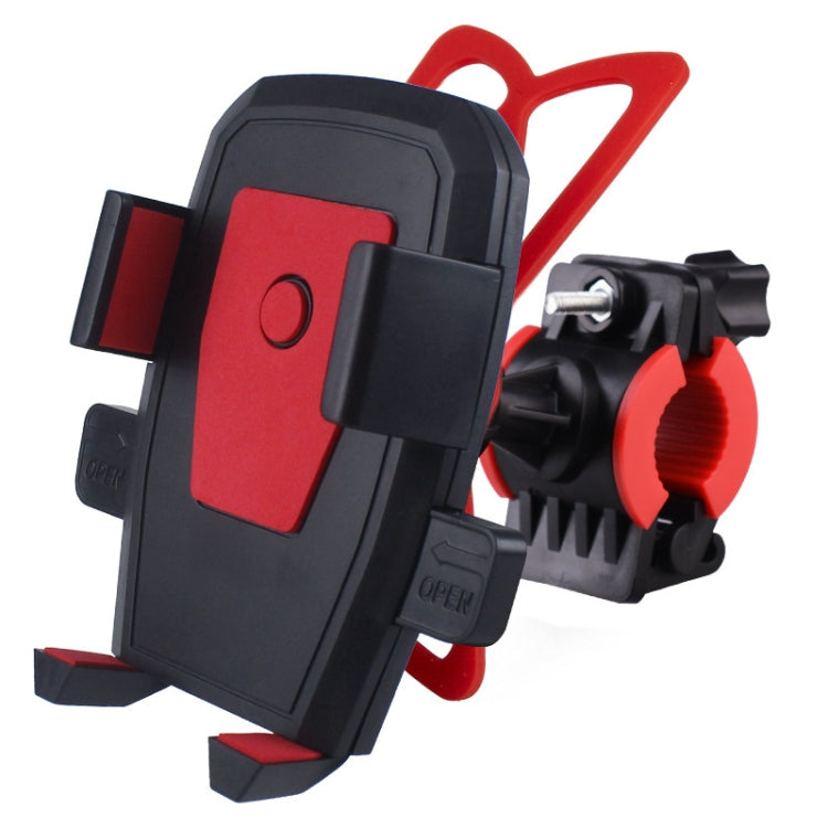 Bicycle Automatic Lock Mobile Phone Bracket 360 Degree Rotating Carrier Cycling Bracket Reluova