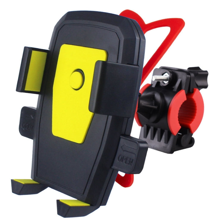 Bicycle Automatic Lock Mobile Phone Bracket 360 Degree Rotating Carrier Cycling Bracket Reluova