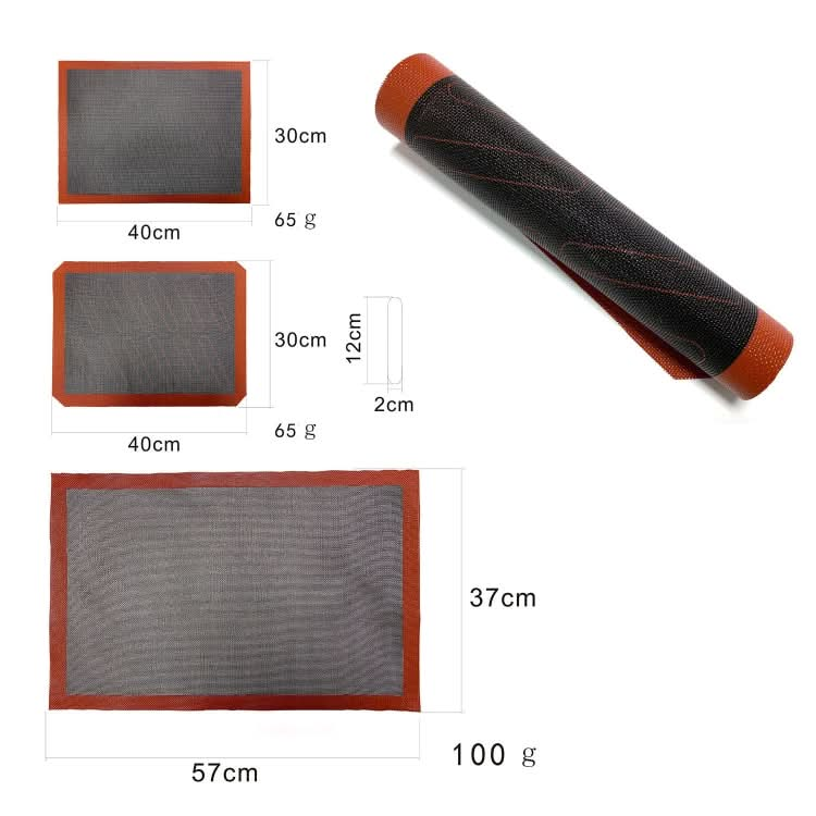 Hollow Non-Stick High Temperature Baking Mat Breathable Glass Fiber Baking Pan Mat Reluova