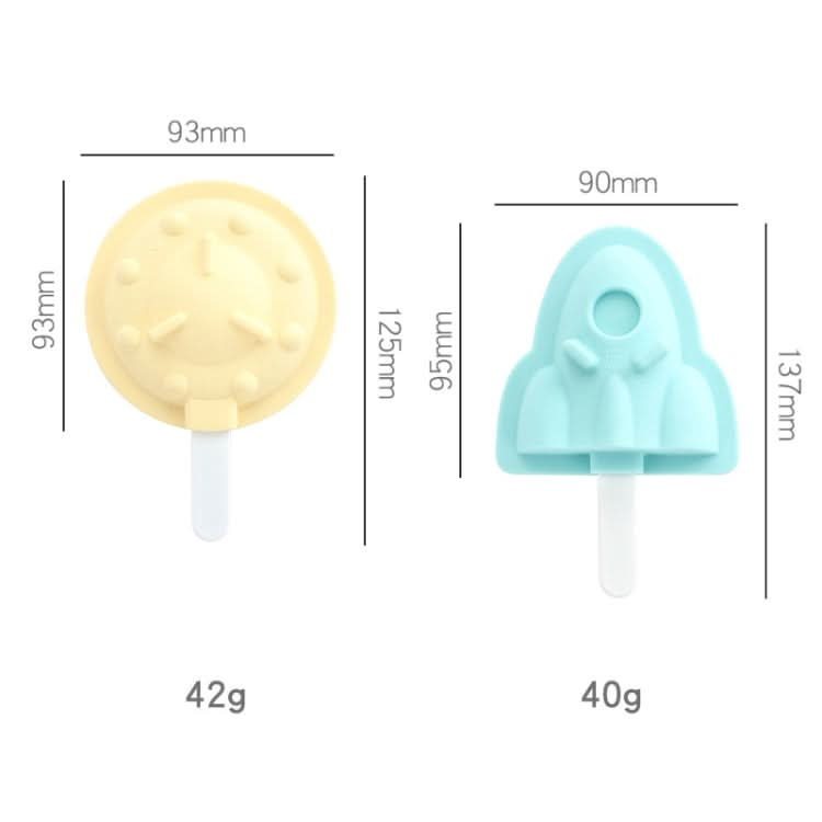 Household Silicone Popsicle Ice Cream Mold With Lid Reluova