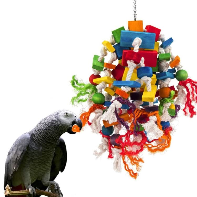 Medium Large Parrot Toy Bird Toy Cotton Rope Sword Hemp Rope Bite Toys - Reluova