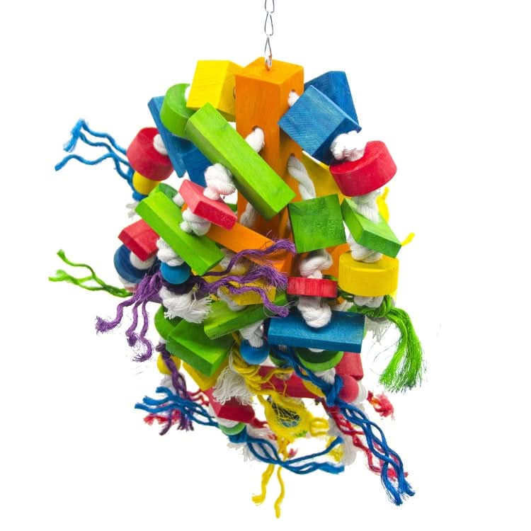 Medium Large Parrot Toy Bird Toy Cotton Rope Sword Hemp Rope Bite Toys - Reluova